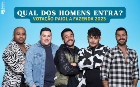 Montagem com fundo azul com os participantes homens do Paiol de A Fazenda 2023