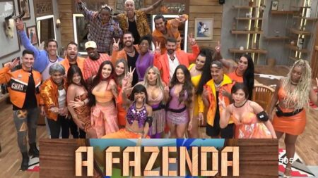Primeira festa de A Fazenda.