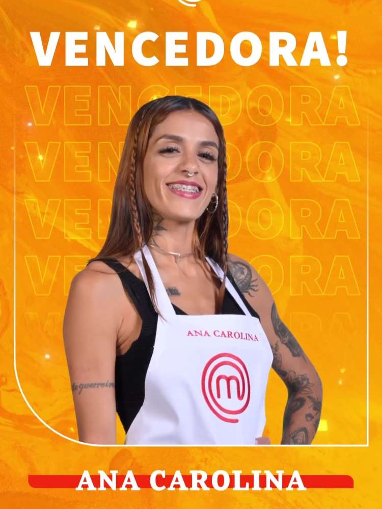 Ana Carolina é vencedora do MasterChef Brasil 2023