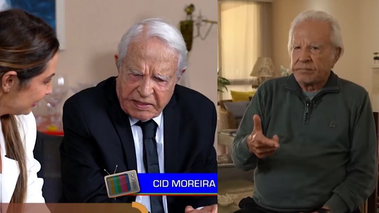 Cid Moreira comemora 96 anos.