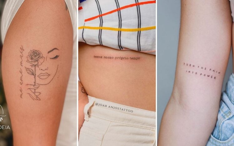 Frases para tatuagem: 231 ideias e fotos de inspiração para você escolher a sua próxima tattoo
