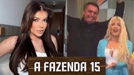 Jaquelline Grohalski em A Fazenda.