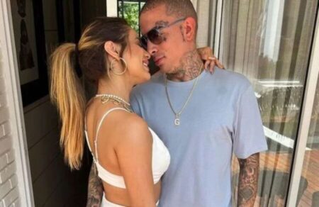 Mc Guimê e Lexa se beijando a época que ainda eram casados