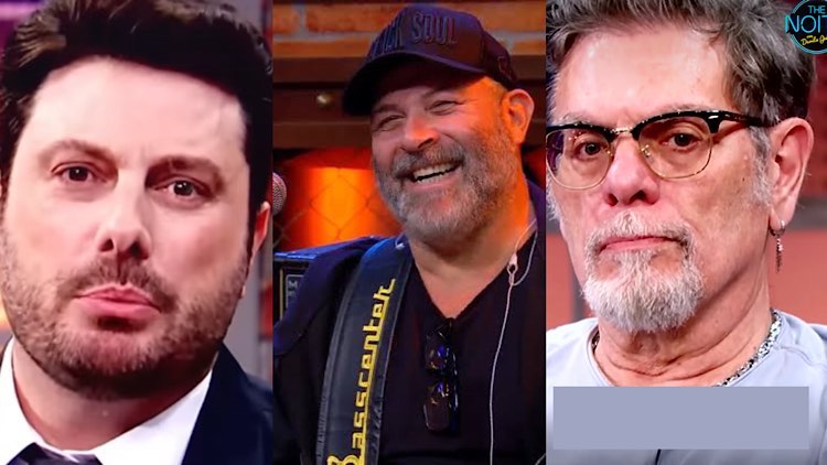 Danilo e Mingau no The Noite.