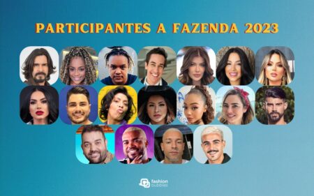 montagem com os participantes da Fazenda 2023