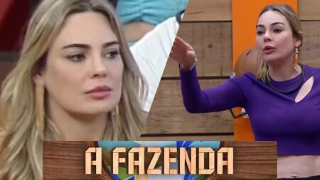 Rachel Sheherazade discutindo em A Fazenda 15.