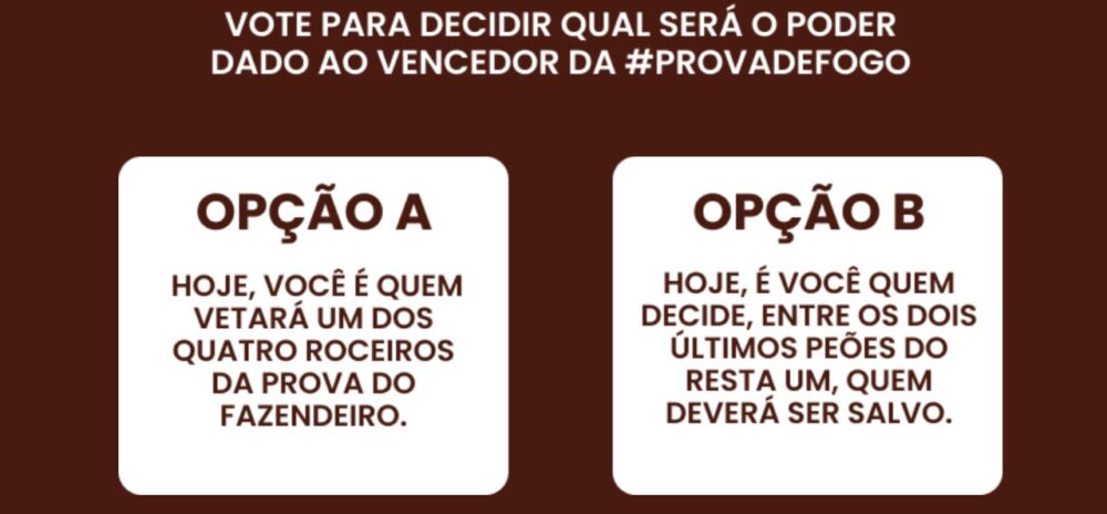 Votação do Poder da Chama Laranja