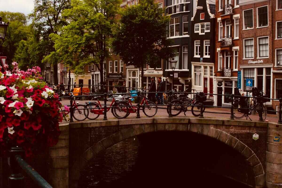Cidade de Amsterdã, na Holanda