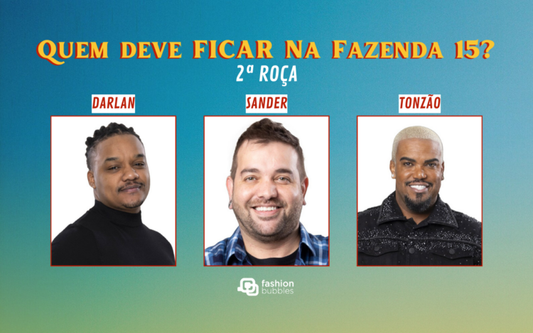 Enquete A Fazenda 2023 + Votação R7: quem sai na 2ª Roça, Darlan, Sander ou Tonzão? E quem fica?