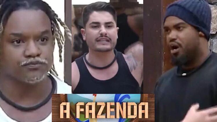 Lucas na madrugada de A Fazenda 15.