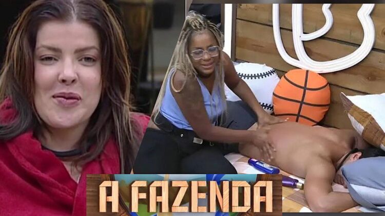 Cariúcha e Henrique na Madrugada de A Fazenda 15.