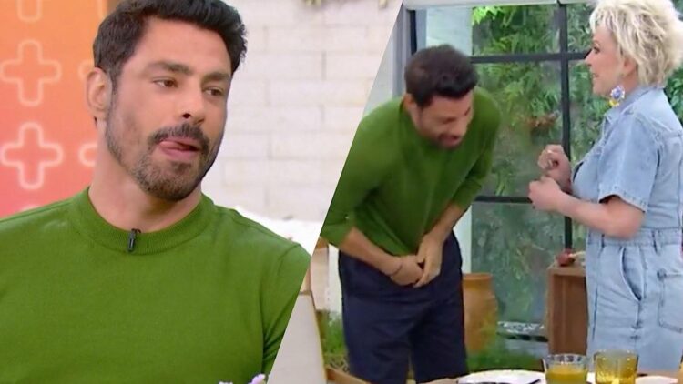 Cauã Reymond e Ana Maria Braga no Mais Você.
