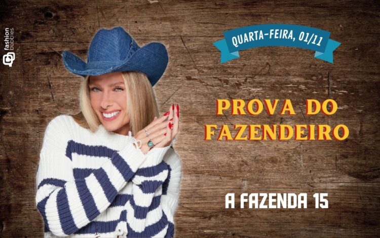 Que horas é a Prova do Fazendeiro hoje, quarta, 01/11? Horário e onde assistir A Fazenda ao vivo