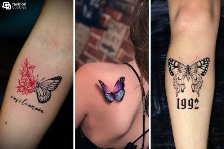 Tatuagem de borboleta: significado + 50 ideias de tattoos para se inspirar