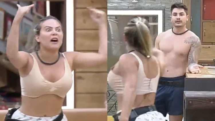 A Fazenda 2023: Kally briga com Lucas e não está mais no grupo pôr sol