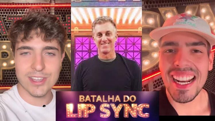 Batalha do Lip Sync com João Silva e João Augusto no Domingão com Huck.