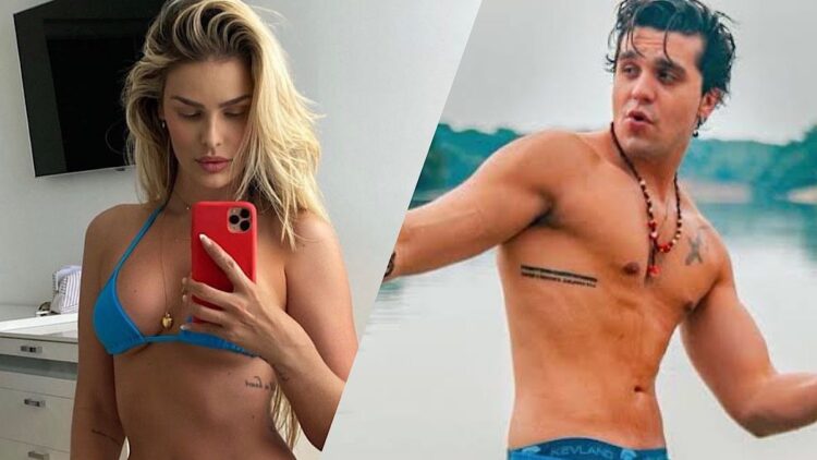Luan Santana fala de ficada com Yasmin Brunet.