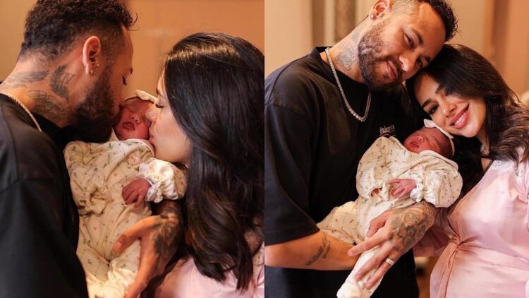Neymar e Bruna Biancardi revelam o rosto da filha, Mavie: “Já é muito amada por nós”