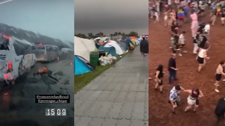 Tomorrowland Brasil chuva.