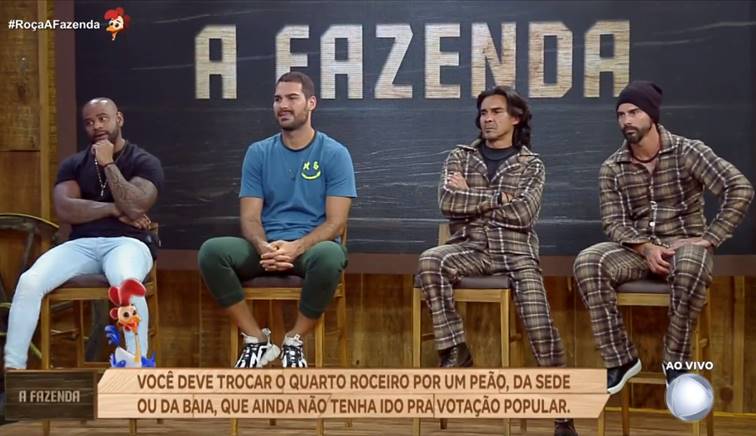 Da esquerda para direita, Cezar Black, Shay, André Gonçalves e Radamés
