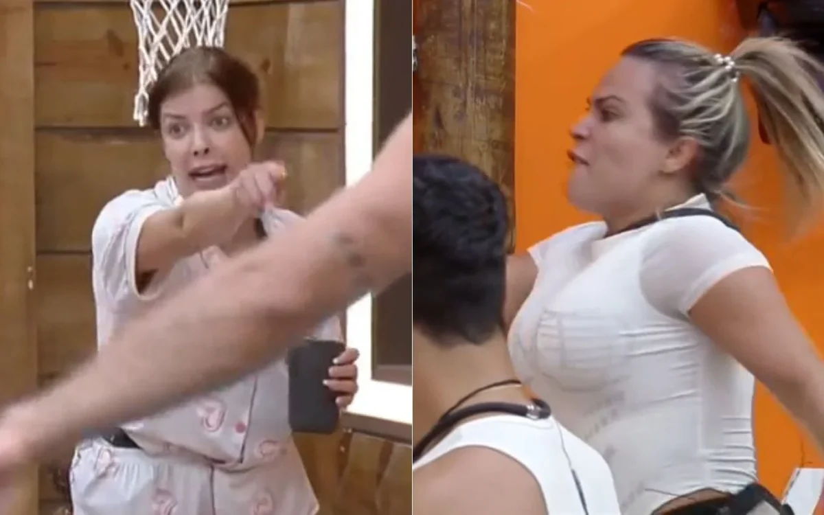 Jaque e Kally briga