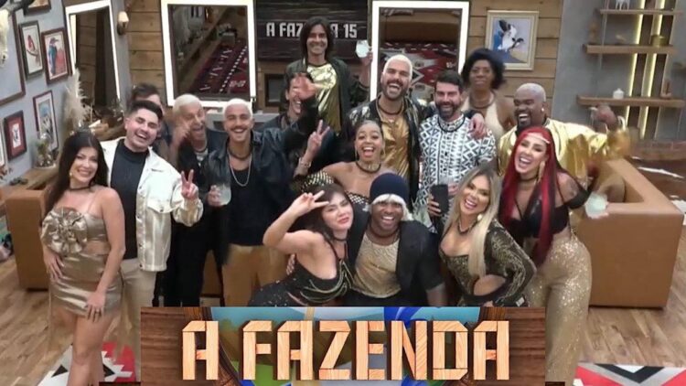 Festa Paris de A Fazenda 15 na madrugada.