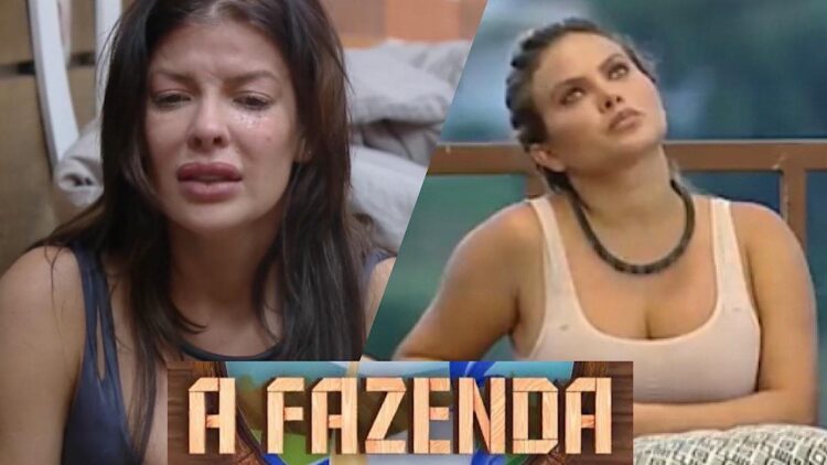 Jaque chora a desistência de Lucas em A Fazenda 15.