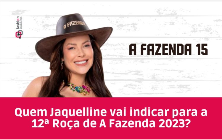 Motangem com foto da participante Jaquelline Grohalski como Fazendeira de A Fazenda 15