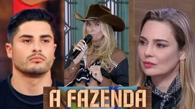 Rachel e Lucas na final de A Fazenda 15.