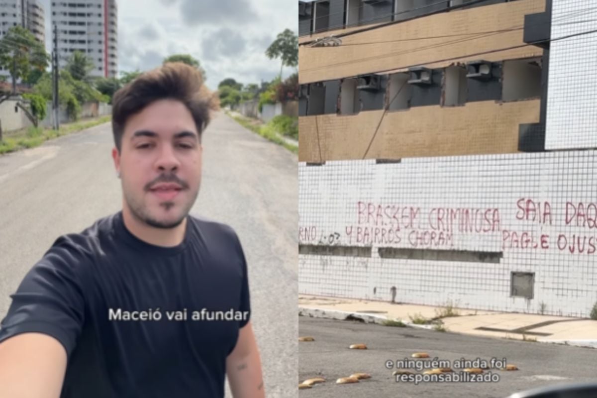 Influencer Alvaro mostra situação de alguns bairros em Maceió