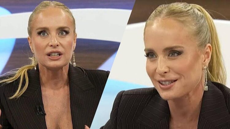 Angélica no Roda Viva da TV Cultura.
