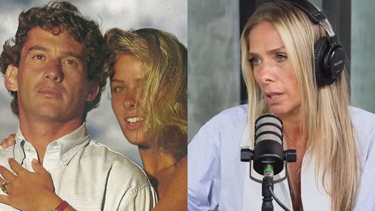 Ayrton Senna e Adriane Galisteu.