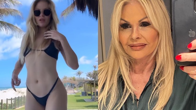Monique Evans fala de ciúmes de Luísa Sonza.