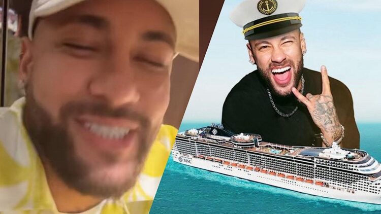 Neymar está sem muletas em cruzeiro? Após gritar de dor em fisioterapia, jogador embarca em navio de festa