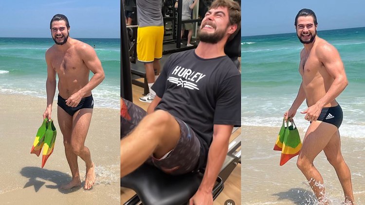 Rafael Vitti de cueca em Terra e Paixão.