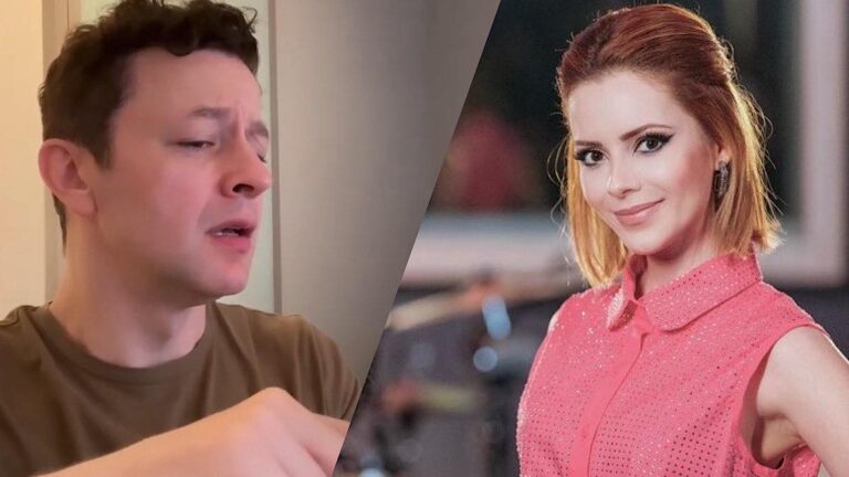 Sandy usa decote e chama a atenção de Lucas Lima.