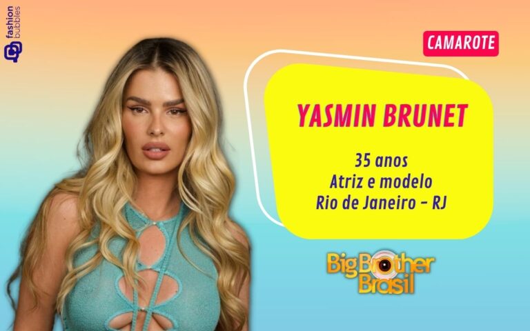 Capa de Yasmin Brunet no BBB 24