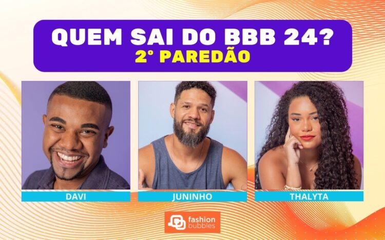 Enquete BBB 24 + Votação Gshow: Davi, Juninho ou Thalyta, quem deve sair no 2º Paredão? E quem fica?