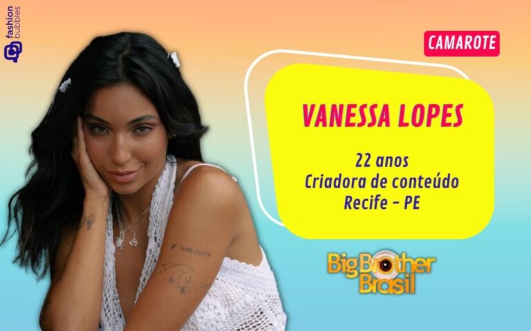 Montagem com foto de Vanessa Lopes do Camarote do BBB 24