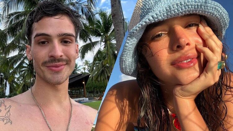 Bruna Marquezine e João Guilherme juntos em Fernando de Noronha.