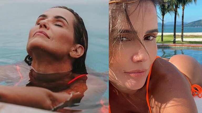 Deborah Secco de fio dental.