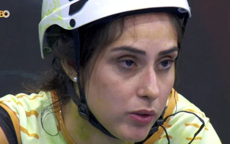 Deniziane minutos antes de vencer a Prova do Líder BBB 24