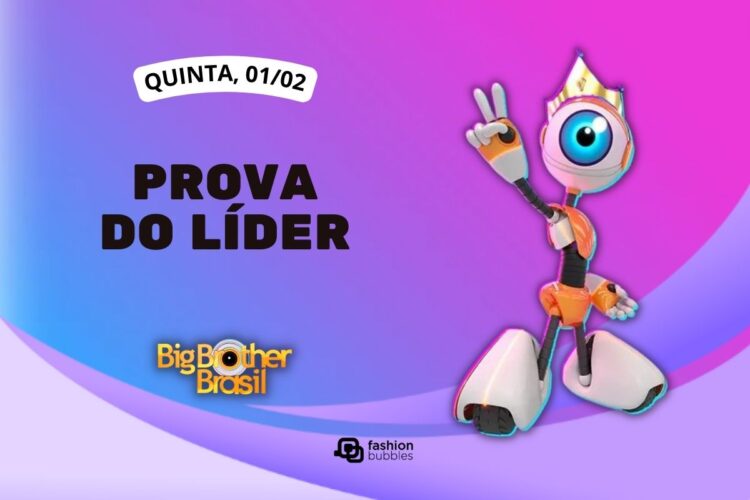 fundo roxo com ilustração de robô ao lado de que horas começa o BBB 24 hoje, 01/02