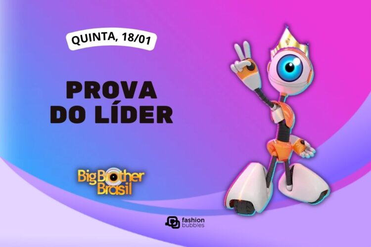 fundo roxo com ilustração de robô ao lado de que horas começa o BBB 24 hoje, 18/01