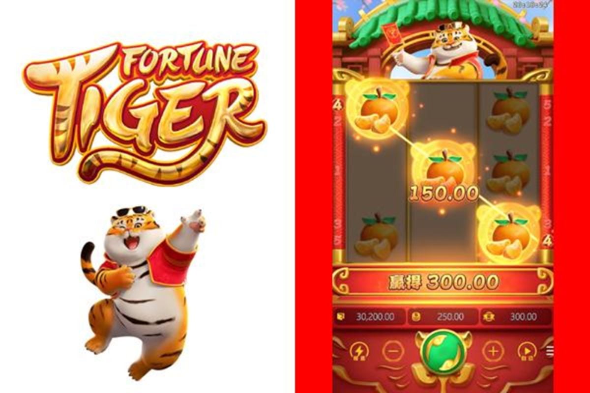 logo e print da tela do jogo do tigre oficial