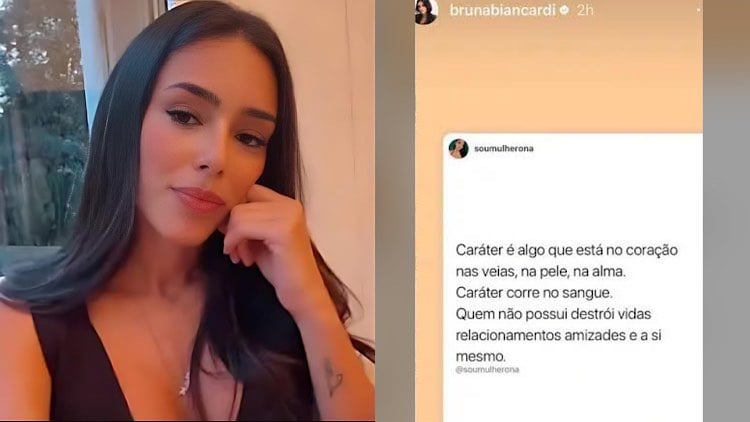Bruna Biancardi indireta para Neymar.