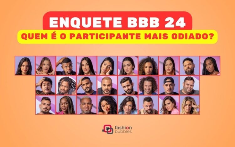 BBB 24 – Enquete: quem é o mais odiado da casa? Aquele que não merece ganhar o reality show?