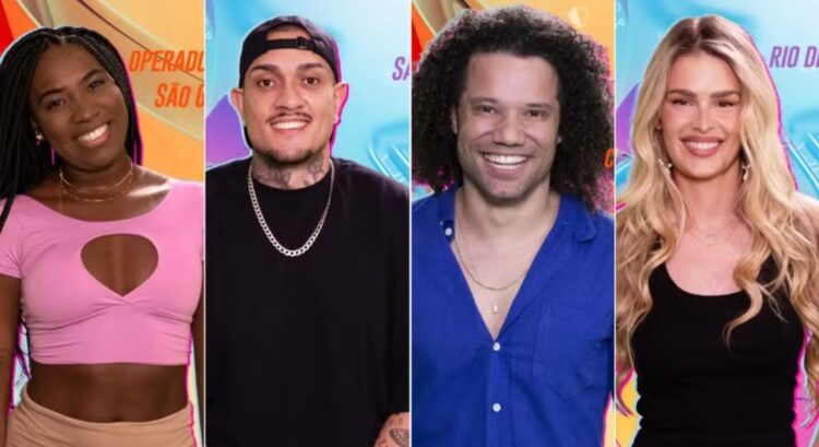 Da esquerda para direita: Leidy Elin, Mc Bin Laden, Maycon Cosmer e Yasmin Brunet