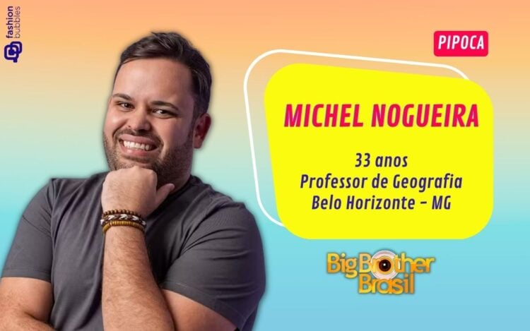 Quem é Michel Nogueira? Tudo sobre o participante da Pipoca do BBB 24