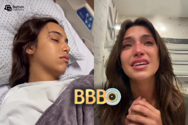 Foto de Vanessa Lopes do BBB 24 após cirurgia na garganta e em pronunciamento após morte de Jéssica, em 2023